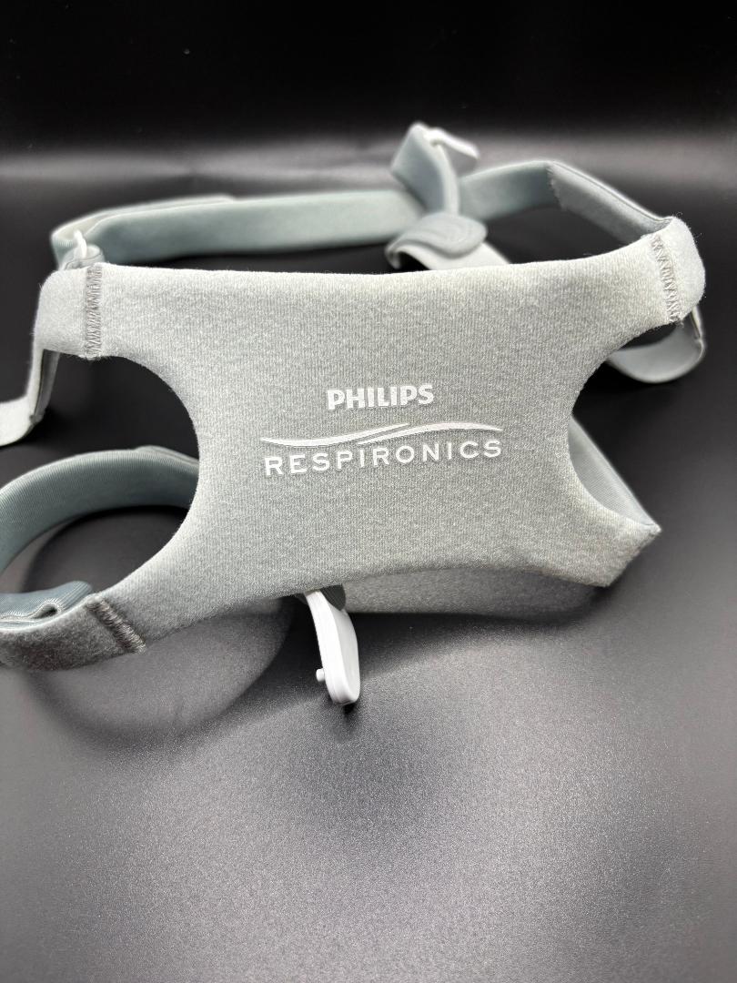 Respironics Amara View headgear with magnetic closures